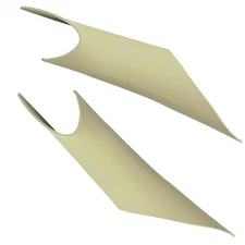 Interior Side Door Handle Cover, Door Pull Handle Cover Compatible with Beige