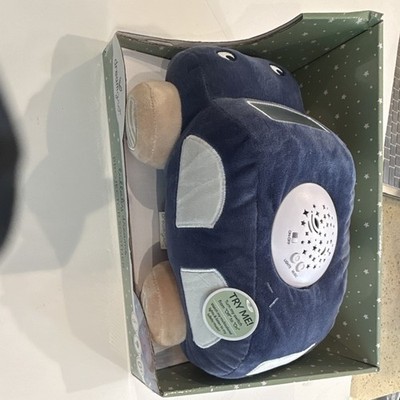 dreamgro Lullaby Dreams Projector Soother Plush Car Toy, Blue/Beige