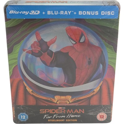 Spider-Man: Far from Home SteelBook Blu-ray 3D + 2D Limited Edition Free Zone