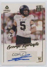 2022 Panini Luminance Year One Signatures George Karlaftis #YOS-GKA Auto rf2