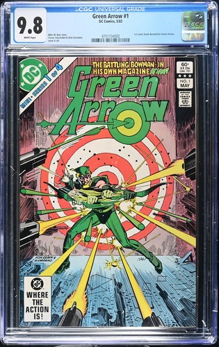 Green Arrow #1 CGC 9.8 (DC 1983) 1st Green Arrow solo comic book!