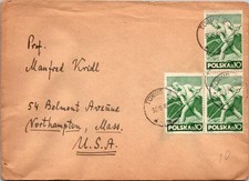 GOLDPATH: Poland cover 1938 to USA CV899_P23
