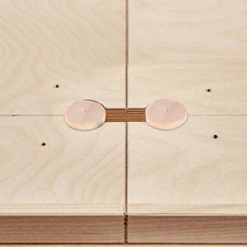 50 Pcs Wood Plugs for Screw Holes Hardwood Carpenter Bee Filler Furniture Cover