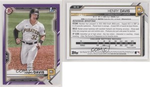 2021 Bowman Draft Purple /250 Henry Davis #BD-48