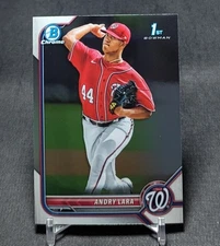 Andry Lara 1st Chrome Prospect Rookie RC 2022 Bowman Card #BP-70 Nationals