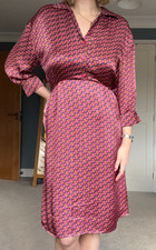 American Vintage Tineboro Midi Dress Satin Size Large New With Tags