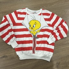 Vintage 86 Bj FrogWarner Bros. Looney Tunes Tweety Bird crewneck Size m Women s