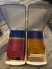 Verbatim DataLife Colors 66 Floppy Discs Disks in Storage Cases 1.44MB 2HD