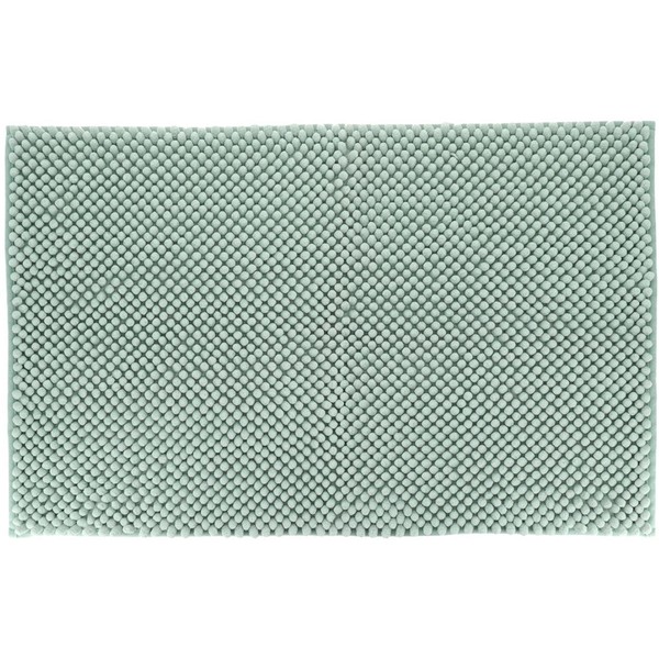 Duschvorleger Badezimmerteppich Badematte Badteppich 50X80Cm HellgrüN Mikrofaser-image