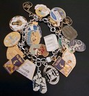 Vintage TOPS KOPS Graduate Weight Loss Motivation Award Bracelet with 22 Charms — photo 2