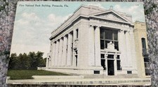  1910 era Pensacola Florida Postcard National Bank 