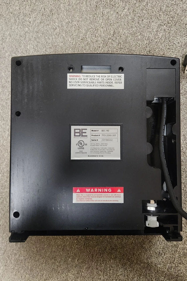 Brew Express Bec-110 10-Cup Counter Top Coffee System w/Automatic Filling - Image 4 of 4