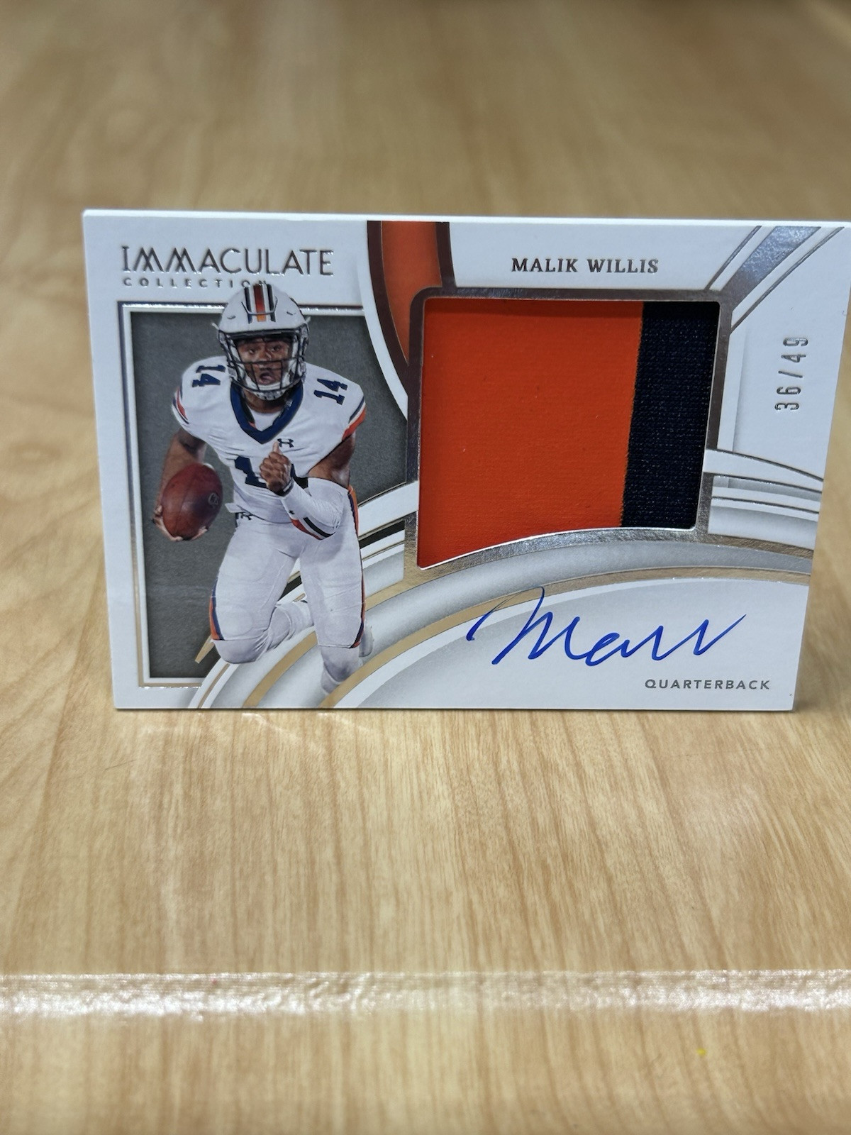 2022 Panini Immaculate Malik Willis RPA 2-Color Patch On-Card Auto /49 🔥