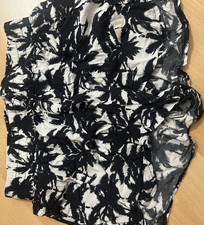 H&M Hotpants Shorts Palmenmuster Schwarz/Wei�...