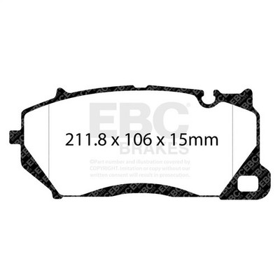EBC DP42492R Yellowstuff Front Brake Pads for 2020-2026 Audi RS6