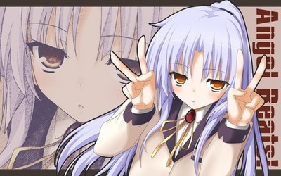 Anime angel beats tachibana kanade girls orange eyes Custom Gaming Mat Desk