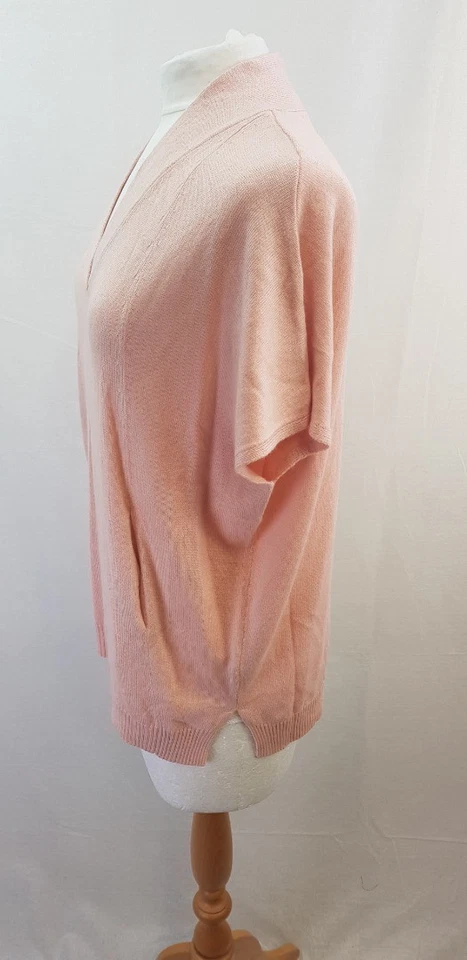 Neiman Marcus Pale Pink Silk Cashmere Short Sleeve Jumper Size S BNWT - Image 3 of 4