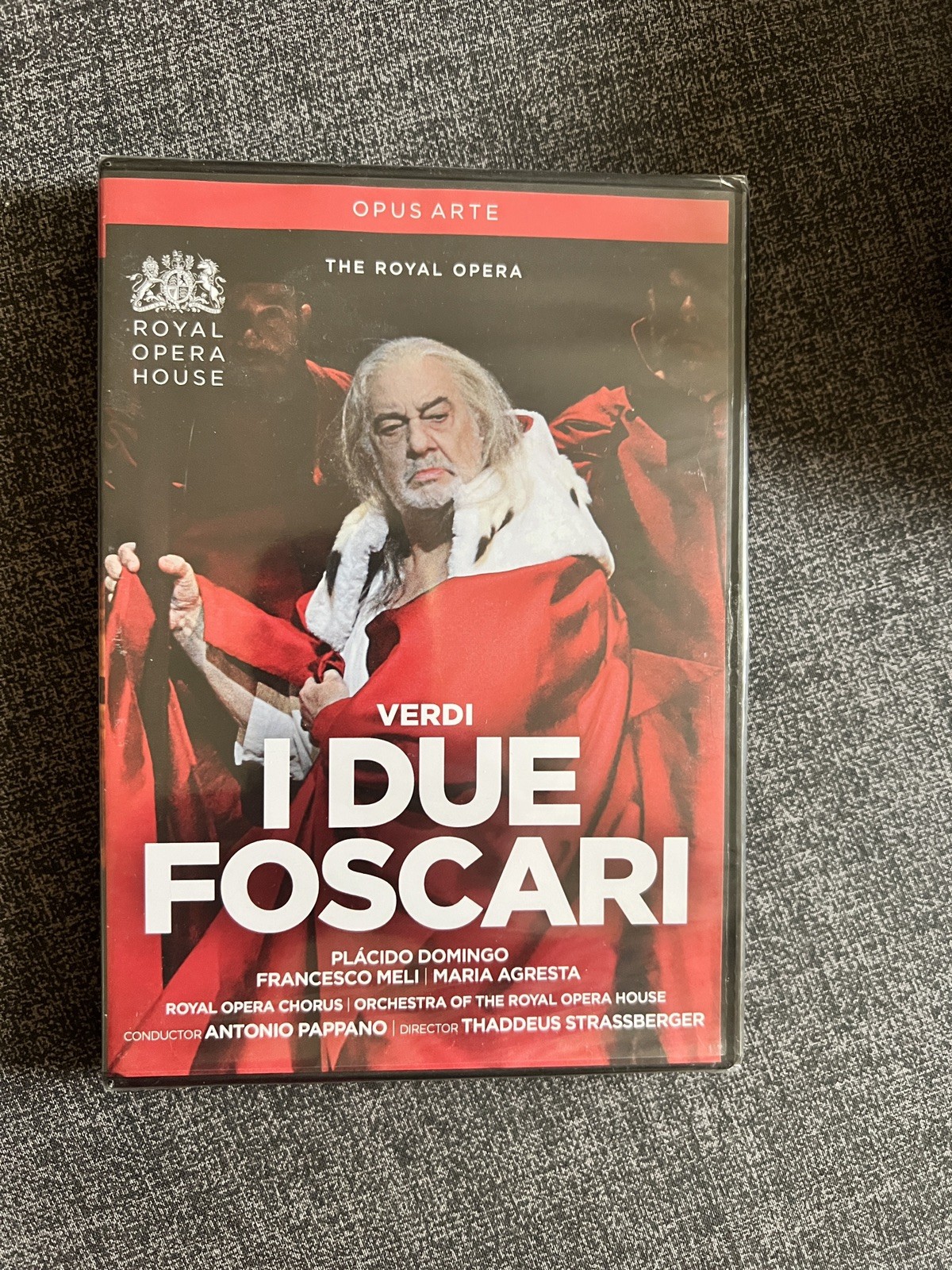 Verdi - I Due Foscari (DVD, 2016) Placido Domingo, Pappano,  ROH MINT Sealed 