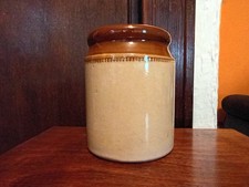 Victorian Stoneware Jar Planter Plant Pot Holder Rustic French Style Pottery