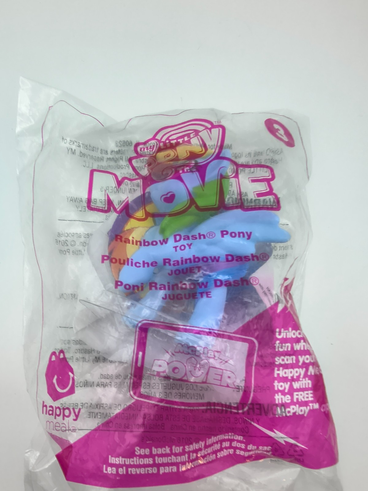 2016 McDonald's Happy Meal Toy - Rainbow Dash #3 | My Little Pony