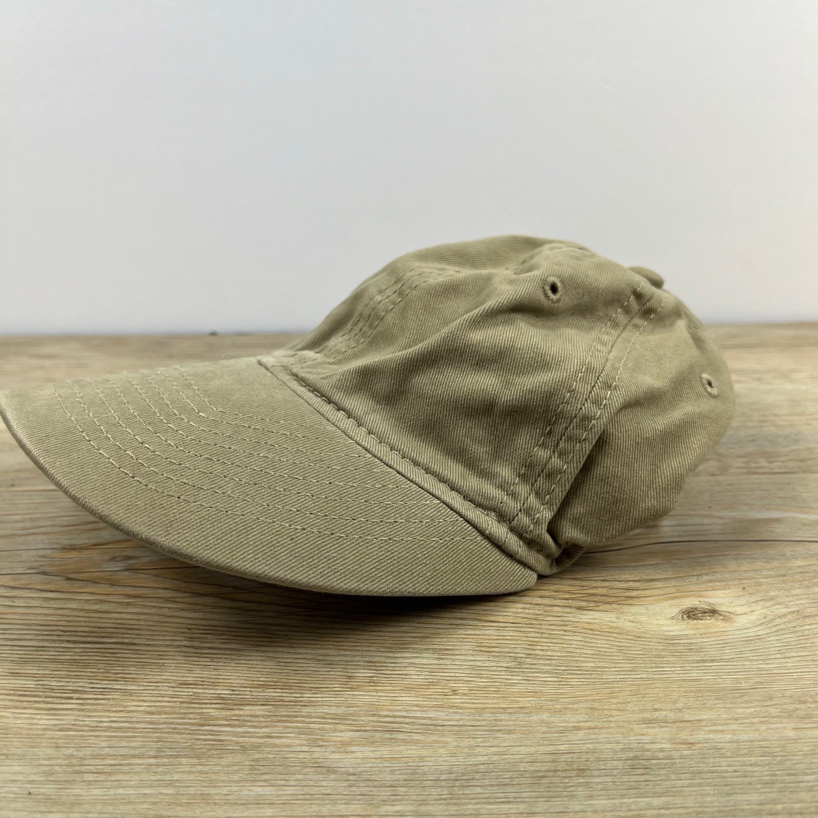 Solid Tan Hat Light Brown Hat Adjustable Adult Si… - image 6