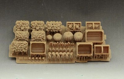 3D printed 1/72/35/16 Fruits and Vegetables Scene Diorama Model Unpainted