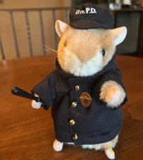 Dancing Singing Plush Hamster  - Sarge/Police Officer - "Bad Boys" - See Video!