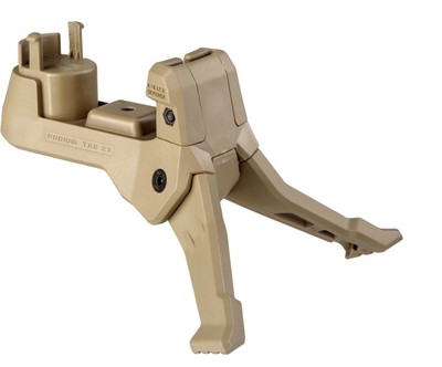FAB Defense  Quick Deployment Bipod, Flat Dark Earth TAR Podium: FX-TARPODT
