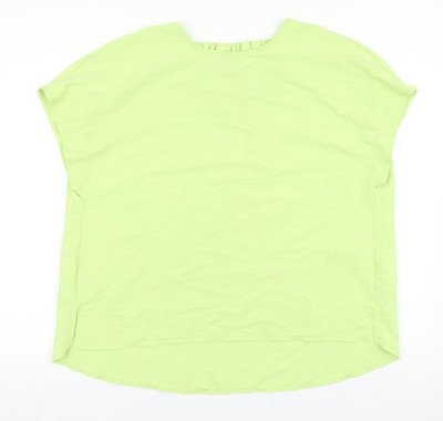 Grünes Basic-T-Shirt Damen UK Größe 12 Primark