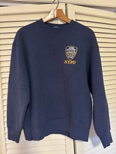 NYPD Crewneck Sweatshirt Navy Blue Officially Licensed Size Large