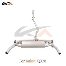 KA Exhaust Catback For Infiniti QX30 2.0T Steel rear section