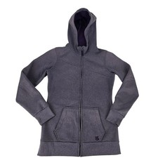 Burton Dryride Hoodie Sweater Womens Small Purple Full Zip Pockets Snowboard