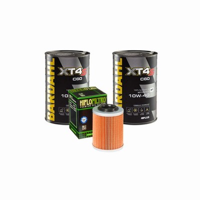 Bardahl XT4S 10W40 Ölwechsel Kit Für Can-Am 650 Outlander Max 6x6 EFI 2020