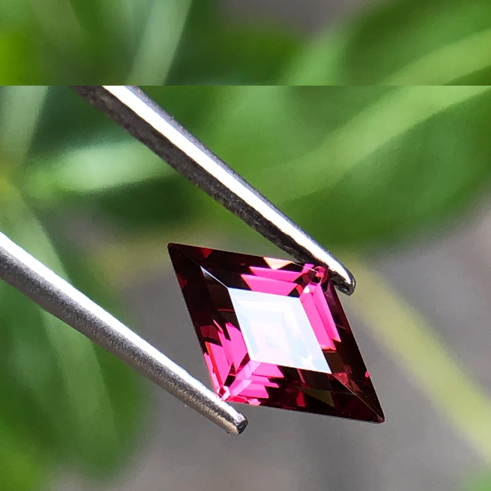 Natural Certified Rhodolite Garnet 10 Ct Fancy Cut Loose Jewelry Gemstone