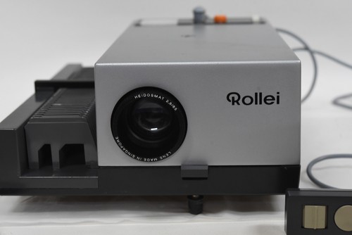 Rollei P350A 35mm Film Slide Projector with Preview Screen & Cord Remote (b) - Picture 5 of 15
