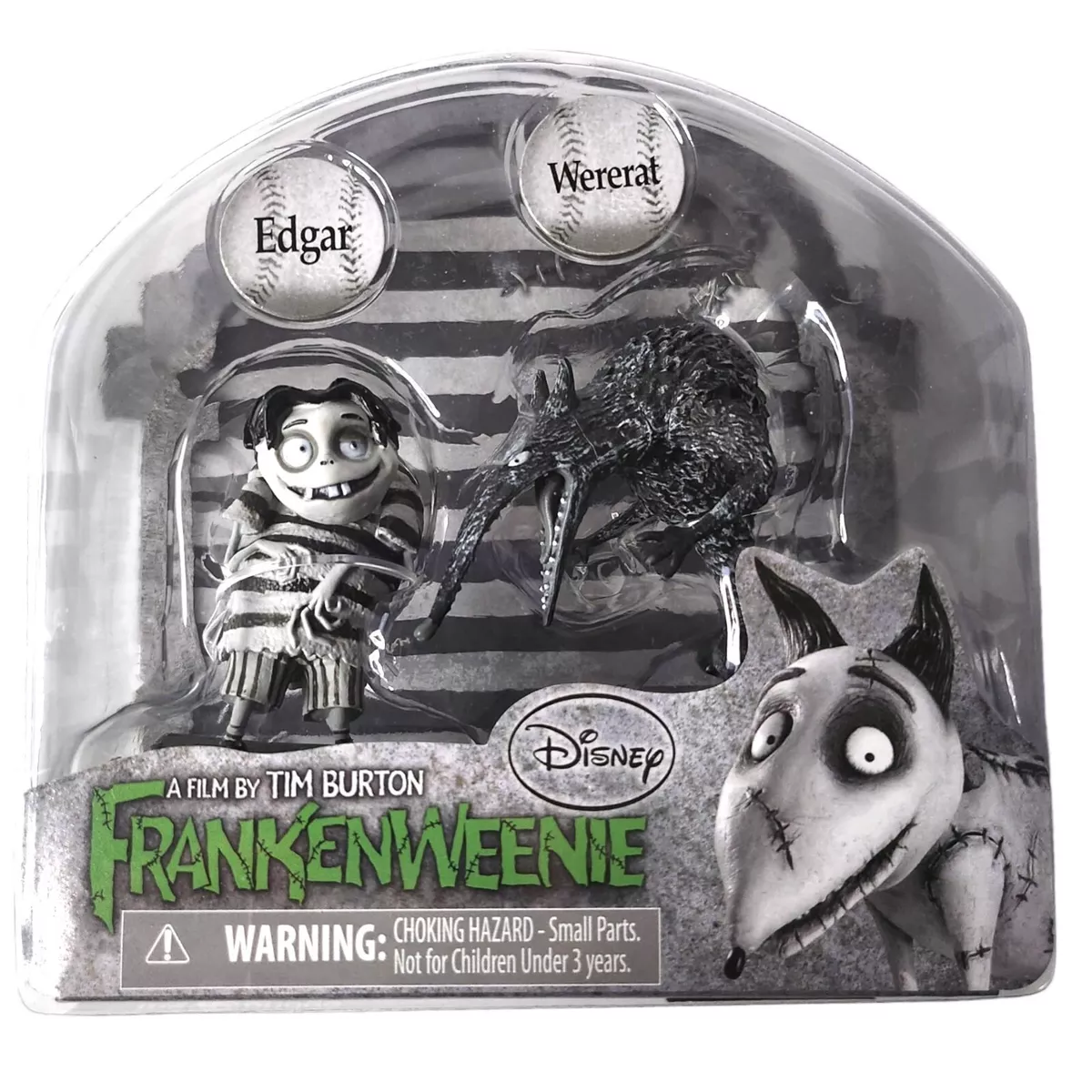 Frankenweenie Edgar and Wererat Figure 2 Pack Tim Burton eBay