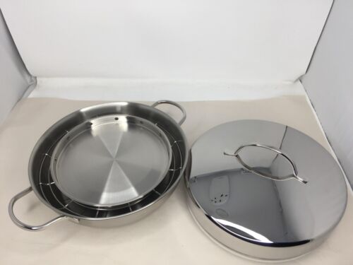 Demeyere Resto Set di Affumicatori da Piano Cottura in Acciaio Inox 4 Pezzi, Argento, 11,5" - Foto 4 di 5
