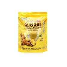 Prince of Peace Instant Ginger Honey Crystals, 30 ct Bags - 18 g Sachets