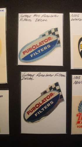 Riesiges Set (6) - Oldtimer Automobil - Rennen - Aufkleber - Mond, Mono Mag, Purolator - Bild 5 von 9