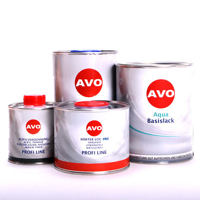 Autolack und Klarlack für Mini 902 Liquid Dakar Yellow 2,75 Liter Set AVO E0222