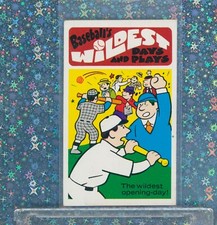 1973 Fleer Baseball's Wildest Days and Plays #38 Wildest Opening Day Bill Klem