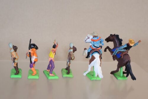 BRITAINS DEETAIL JOB LOT de cowboys américains du wild west et indiens mexicains 29om - Photo 16 sur 20