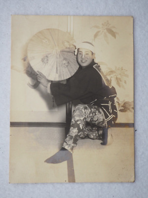 Vintage photo1930s-40s, Japanese man dancing, Ey7932 | eBay