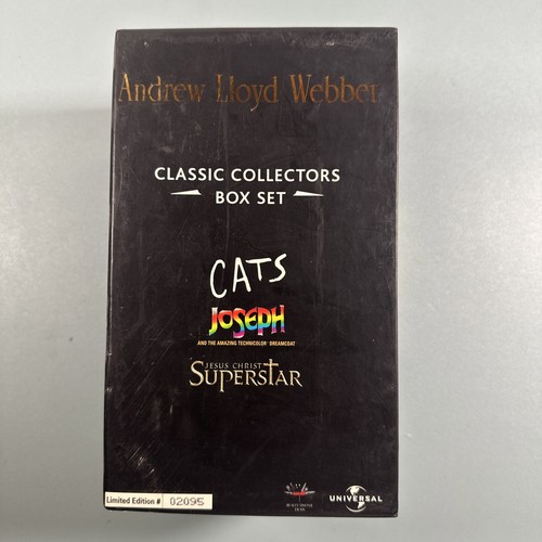 Andrew Lloyd Webber, Cats, Joseph, Jesus Christ Superstar Ltd Edition VHS Set