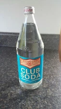 Vintage Dart Drug FULL UNOPENED CLUB SODA 28 Once Glass Bottle Landover Maryland