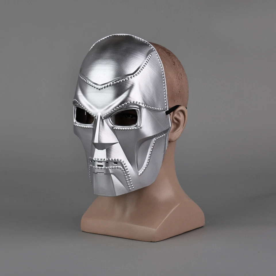 Fantastic Four Dr Victor Doom маска супергероя лицо маски реквизит для Хэллоуина пластик - Изображение 4 из 4
