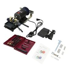 450W Pearl Drilling Bead Polishing Machine Coral Jewelry Driller w/ Pedal Switch