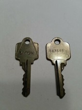 Vintage Arrow Brass Keys, Lot Of 2, G47548