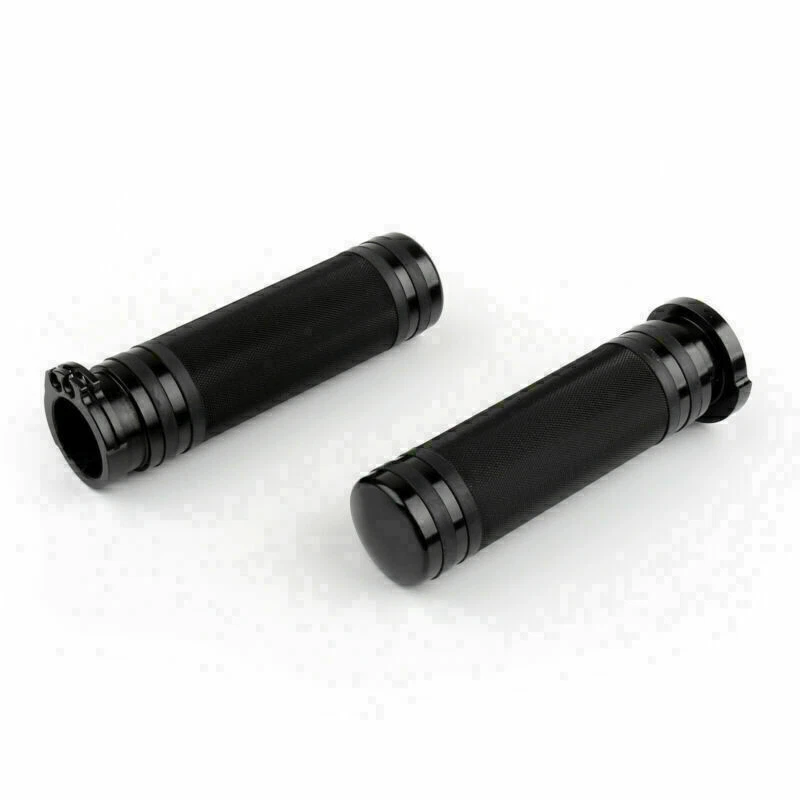 1" 25mm CNC Motorcycle Handlebar Hand Grips For Sportster Cruiser Custom US — 第 2/4 张图片