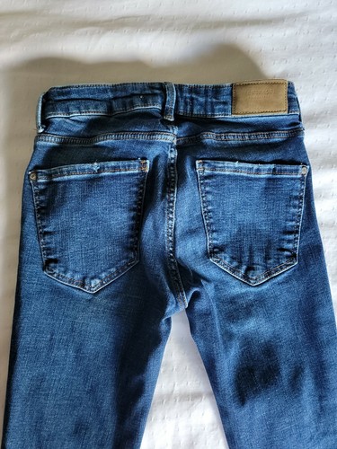 Zara Trafaluc Denimwear Blue Jeans Size USA 02, EUR 34, MEX 24 - Picture 7 of 10